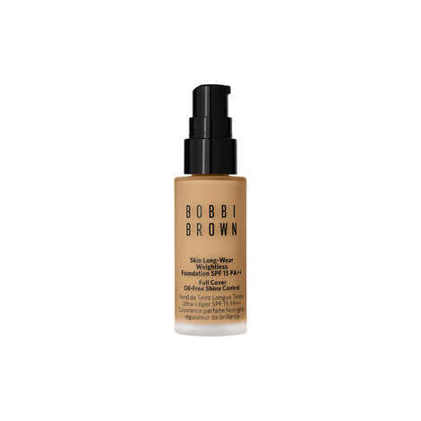 Buy Bobbi Brown Mini Skin Long Wear Weightless Foundation-Warm Beige 13ml/.44floz - Purplle