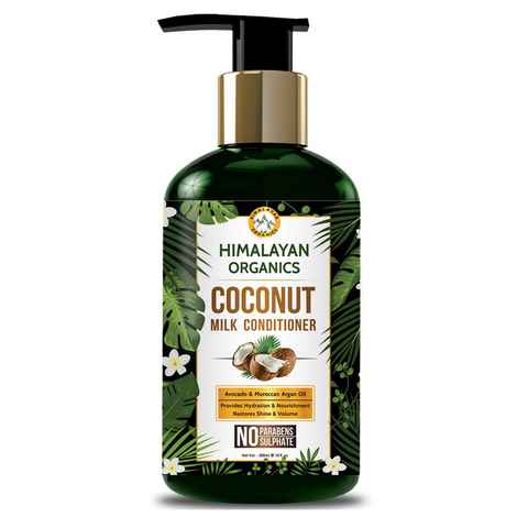 Buy Himalayan Organics Coconut Milk Conditioner for Nourishing & Hydrating Hair - No Sulphates & Parabens (300 ml) - Purplle