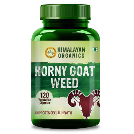 Buy Himalayan Organics Horny Goat Weed Extract with Maca Powder | 1000Mg/Serve | 120 Veg Capsules (120) - Purplle