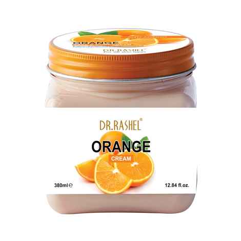 Buy Dr.Rashel Anti-Ageing Orange Face and Body Cream For All Skin Types (380 ml) - Purplle