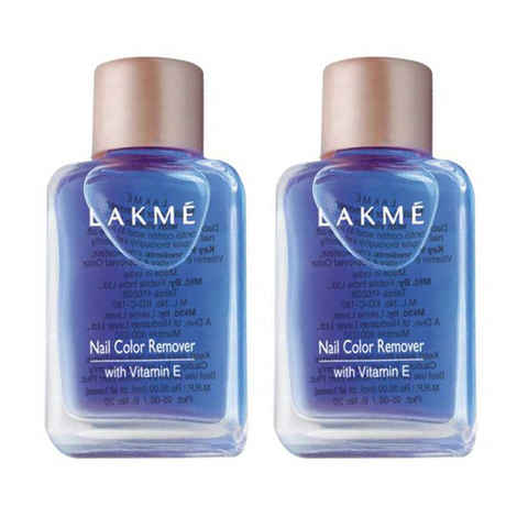 Buy Lakme Nail Polish Remover (27 ml) Pack Of 2 - Purplle