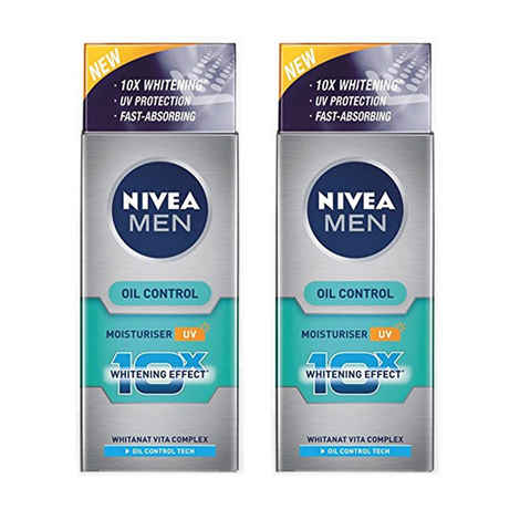 Buy Nivea Men Oil Control Face Moisturiser and Cream (20 ml) Pack of 2 - Purplle