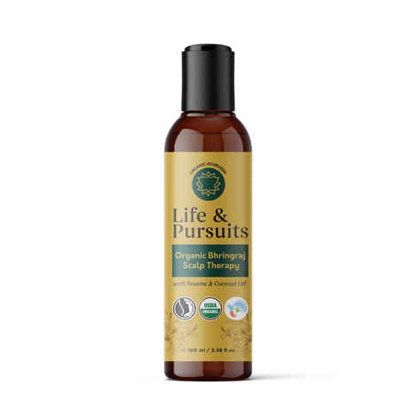 Buy Life & Pursuits Organic Bhringraj Scalp Therapy Hair Oil (100 ml) - Purplle