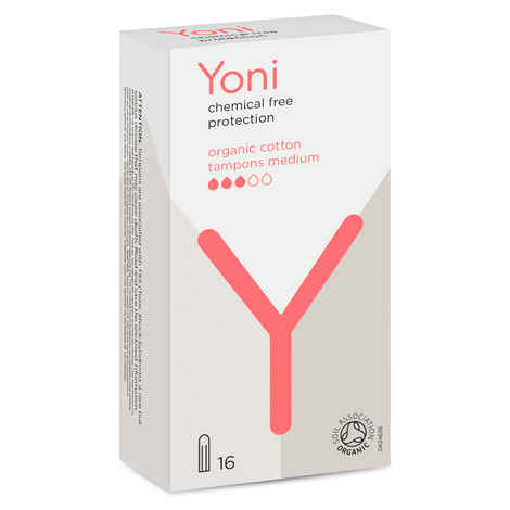 Buy Yoni - 100% Organic Biodegradable Cotton Tampons (Medium 16) - Purplle