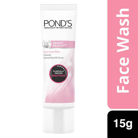 Buy Pond's Bright Beauty Spot-less Glow Face Wash With Vitamins (15 g) - Purplle