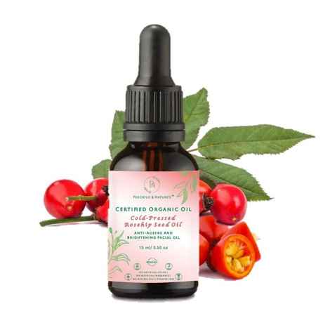 Buy Precious & Nature's Certified Organic & Cold-pressed Rosehip Oil; Anti-ageing & Brightening (15 ml) - Purplle