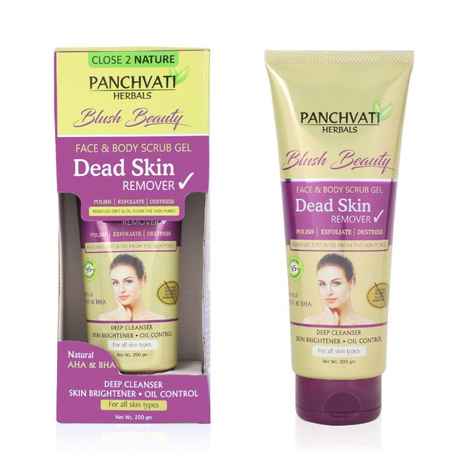 Buy Panchvati Dead Skin Remover - Face & Body Scrub Gel - Purplle