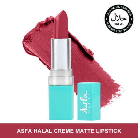 Buy Asfa Halal Creme Matte Lipstick, Nude Grace 17 (4.2 g) - Purplle
