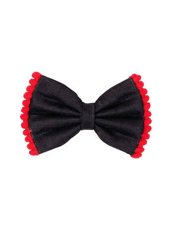 Buy ONE on ONE Bow Hair Clip for Women, Girls and Baby Girls, Black - Purplle