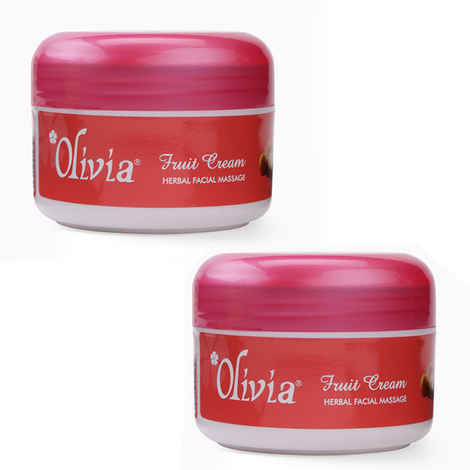 Buy Olivia Fruit Massage Cream (50 g) Pack of 2 - Purplle