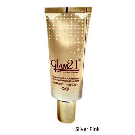 Buy Glam21 Shine Oil Free Illuninator Makeup Base Silver Pink (P1503) - Purplle