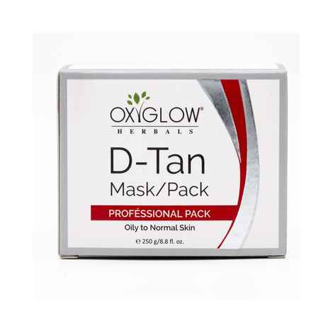 Buy OxyGlow Herbals D-Tan Mask/Pack 250 gm, Ultra Radiance skin, Soothes & evens Skin Tone - Purplle