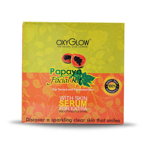 Buy Oxyglow Papaya Facial Kit - 165 g - Purplle