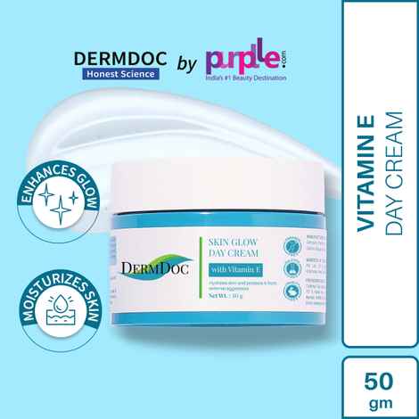 Buy DermDoc by Purplle Vitamin E Day Cream (50gm) - Purplle