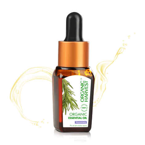 Buy Organic Harvest Organic Rosemary Essential Oil For All Skin Types Results in Reducing Acne, Dandruff - Purplle