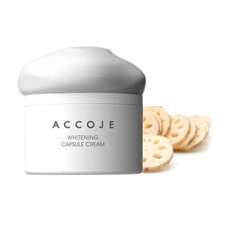 Buy ACCOJE Whitening Capsule Cream | Glowing Skin, Pigmentation Reducing Complex, Fast Absorbing Day & Night Cream | Natual Korean Skin Care | Paraben , Sulphate & Chemical Free, 50ml (Pack of 1) - Purplle