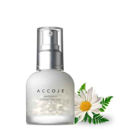Buy ACCOJE Whitening Capsule Essence | Glowing Skin, Pigmentation Reducing Complex, Fast Absorbing Day & Night Serum for Tanning, Natural Korean Skin Care| Paraben, Sulphate, Chemical & Cruelty Free| 50ml - Purplle