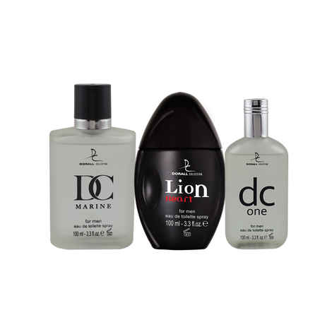 Buy Dorall Collection Lion Heart + DC One + DC Marine Eau de Toilette Combo Set - Pack of 3 - Purplle