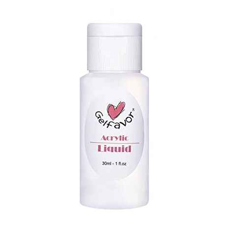 Buy Gelfavor Acrylic Powder Builder Crystal Polymer Nail Art Design False Tips Nail Art AcrylicLiquid For Manicure Nails Polymer Tools (GF-30ml-Acrylic Liquid) - Purplle