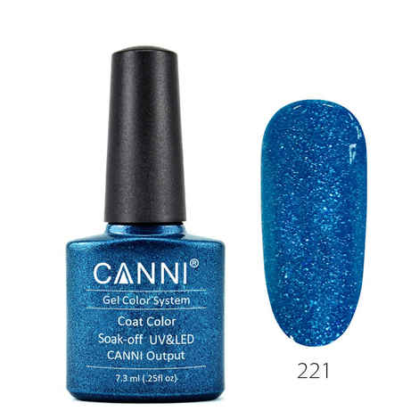 CANNI Gel Polish Paint Long Lasting Soakoff High Quality 7.3ml Salon Base Gelpolish LED UV Nail Gel Lacquer ( CANNI_221 )