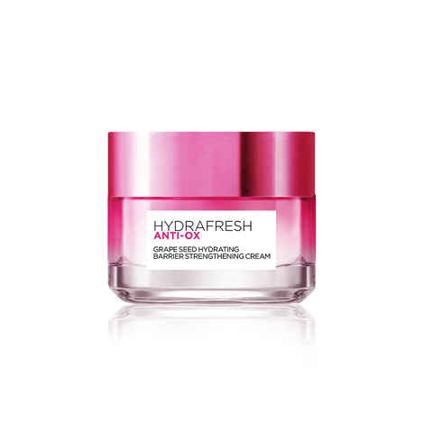 Buy L'Oreal Paris Hydra Fresh Anti-Ox Grape Seed Hydrating Barrier Strengthening Cream, (50 ml) - Purplle