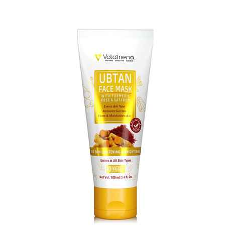Buy Volamena Ubtan face mask With Turmeric, Rose & saffron (100 ml) - Purplle