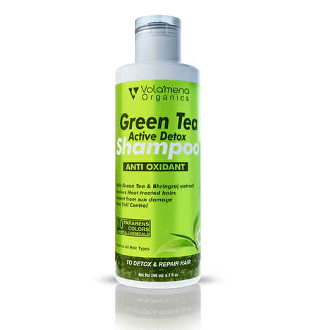 Volamena Green Tea & Bhringraj Shampoo (200 ml)