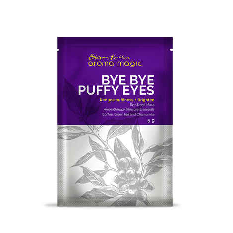 Buy Aroma Magic Bye Bye Puffy Eyes Sheet Mask Pack of 5 - Purplle