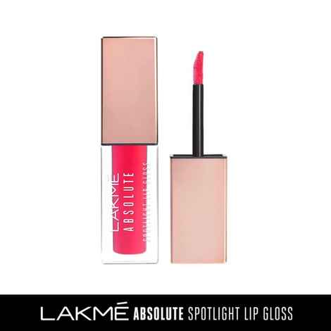Buy Lakme Absolute Spotlight Lip Gloss, Dewy Pink, 4 ml - Purplle