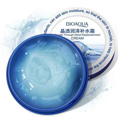 Buy BioAQUA Crystal Through Moist Replenishment Cream - Lifting Firming & Anti Wrinkle (38 g) - Purplle