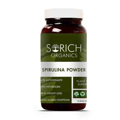 Buy Sorich Organics Spirulina Powder for Immunity - 200 Gm - Vegan Proteins & Other Vital Nutrients (Spirulina Powder) - Purplle