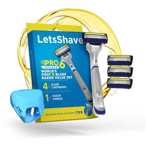 Buy LetsShave Pro 6 Advance Value Set - Purplle