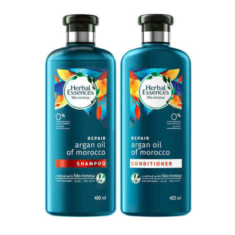 Buy Herbal Essences Bio:Renew Argan Oil Of Morocco Shampoo & Conditioner Combo - Purplle