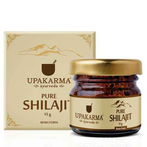 Buy UPAKARMA Natural & Pure Resin Raw Shilajit 15 Gram - Purplle