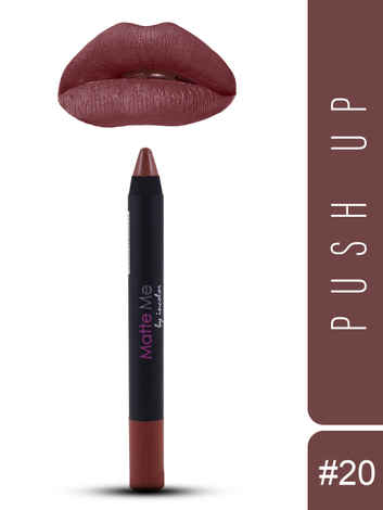 Buy Incolor Matte Me Crayon Lipstick 20 Push Up 2.3 Gms - Purplle