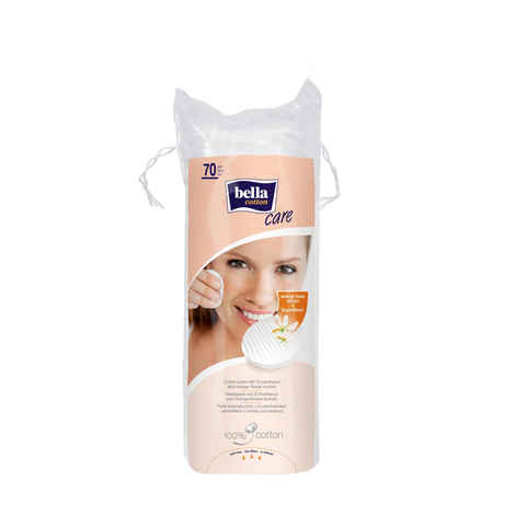 Buy Bella Cotton Pads Round With D-Panthenol & Orange Blossom Extract 70 Pcs - Purplle