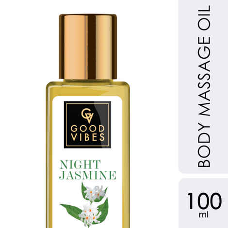 Buy Good Vibes Night Jasmine Body Massage Oil (100 ml) - Purplle