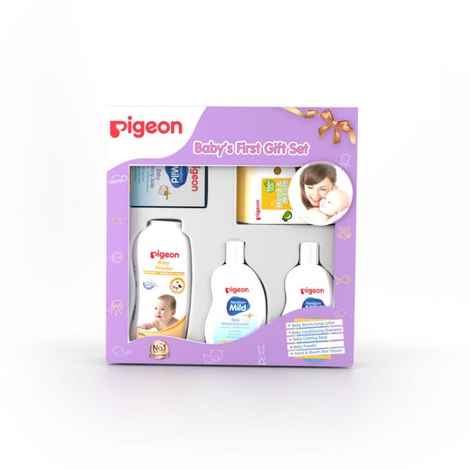 Buy Pigeon Baby'S First Gift Set - Purplle