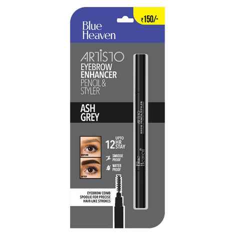 Buy Blue Heaven Artisto Eyebrow Roll With Styler (Grey)(0.3 g) - Purplle