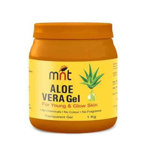 Buy MNT Pure ALOE VERA Gel Transparent (1KG) For Hair, Skin, Body and| Multipurpose Beauty Skin Gel For Young Face & Glow Skin (No Chemicals, No Colour, No Fragrance) - Purplle