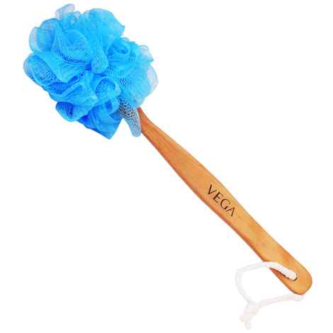 Buy VEGA Wooden Handle Bath Brush (BA-1/6) ( Color May Very ) - Purplle
