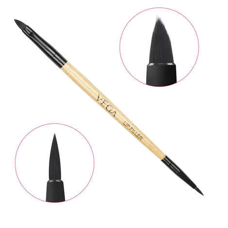VEGA 2 in 1 Mini Make up Brush, Lip Filler and Lip Liner (DMB-03)
