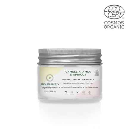 Buy Juicy Chemistry Organic Camellia, Amla & Apricot Leave In Conditioner , 25gm - Purplle