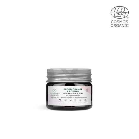 Juicy Chemistry Organic Blood Orange & Rosehip Lip Balm - For Pigmented Lips ,5gm