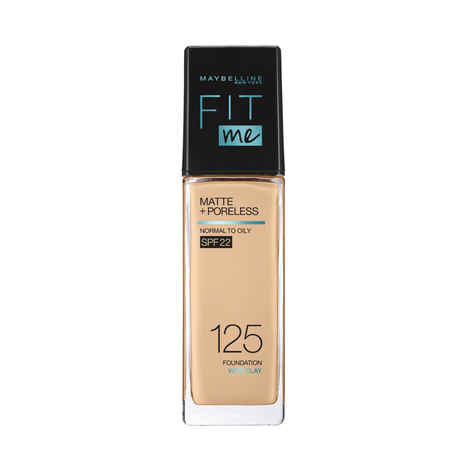 Buy Maybelline New York Fit Me Foundation Matte + Porelesss 30ml with SPF_125 - Purplle