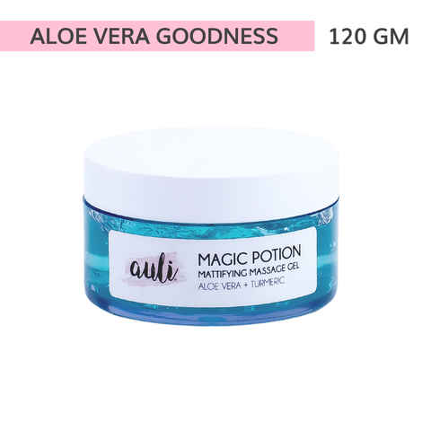Buy AULI Mattifying Aloe Vera Gel - Magic Potion | 120GM | Organic | Harmful Chemical Free - Purplle