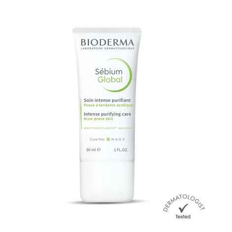 Bioderma Sebium Global Intense Purifying Cream Combination Acne-Prone Skin (30ml)