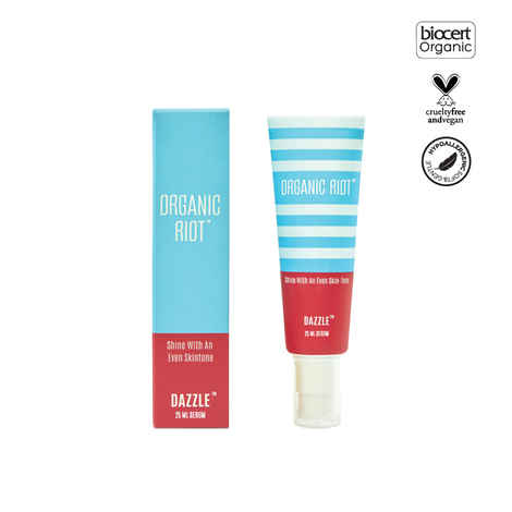 Buy Organic Riot Shine With An Even Skintone Dazzle Serum (25 ml) - Purplle