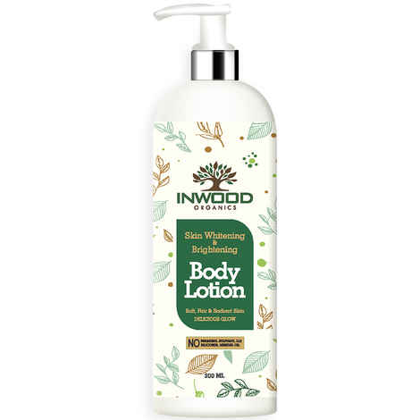 Buy Inwood Organics White Glow Skin Whitening and Brightening Body Lotion For Extra Whitening, Soft & Instant Fairness - Purplle