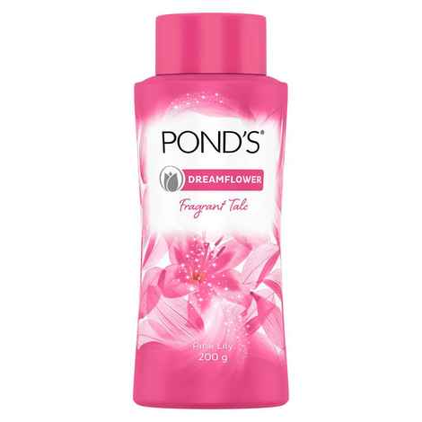 Buy POND'S Dreamflower Fragrant Talcum Powder, Pink Lily (200 g) - Purplle
